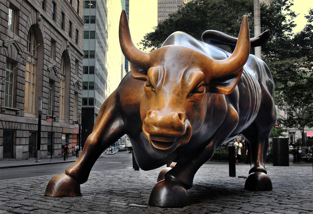 Statue du taureau de Wall Street